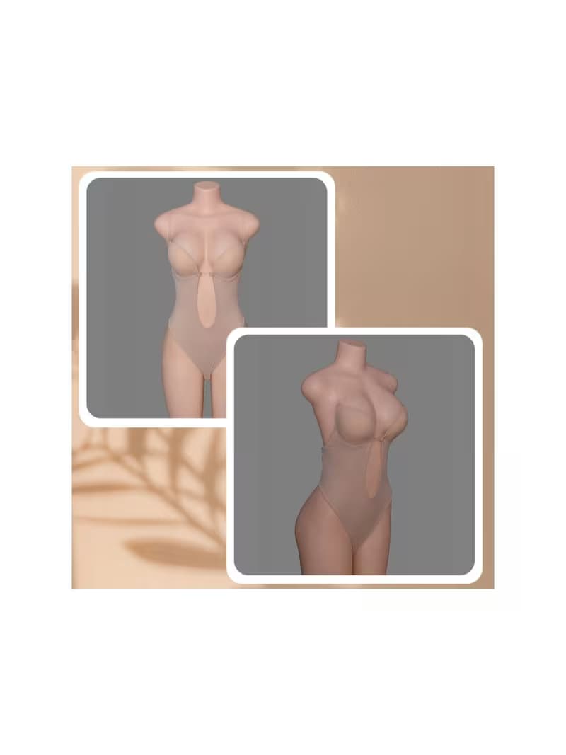 BODY DO SUKNI BIUSTONOSZ BEZ PLECÓW DO SUKIENKI NA RAMIĄCZKACH BEŻOWE