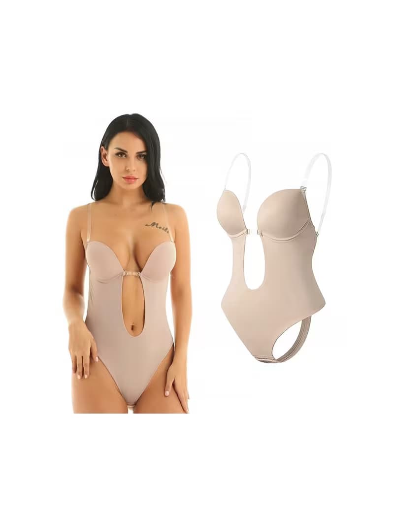 BODY DO SUKNI BIUSTONOSZ BEZ PLECÓW DO SUKIENKI NA RAMIĄCZKACH BEŻOWE